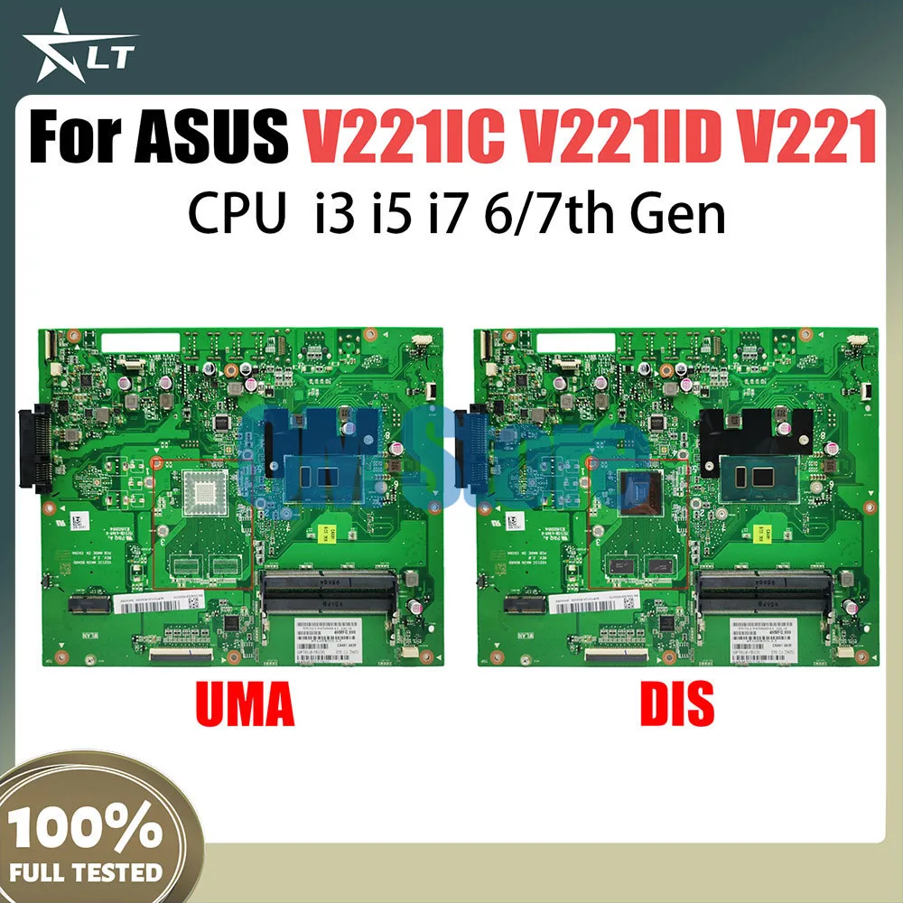 

V221I Mainboard For ASUS Vivo AiO V221IA All-in-one Laptop Motherboard With I3-7100U CPU