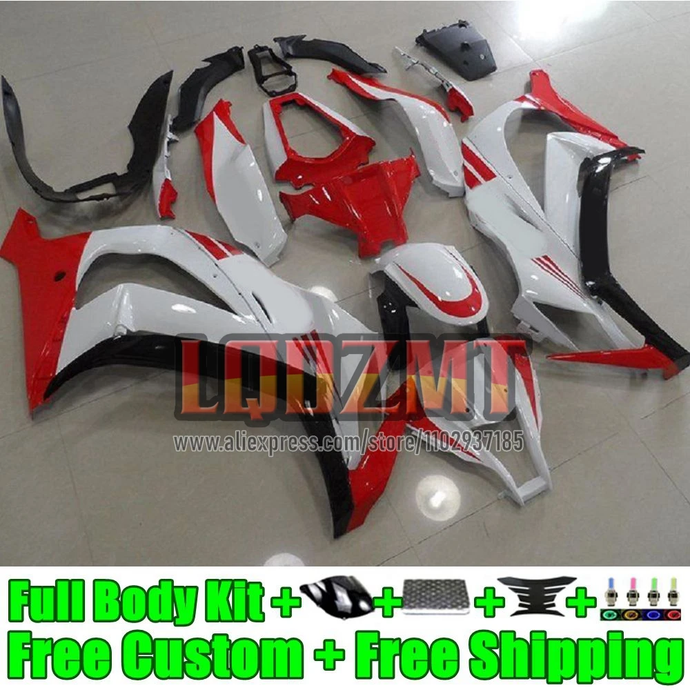 Injection Body For KAWASAKI white red NINJA ZX 1000 10R 10 R 54No.164 ZX10R 2021 2022 2023 2024 ZX-10R 21 22 23 24 OEM Fairing