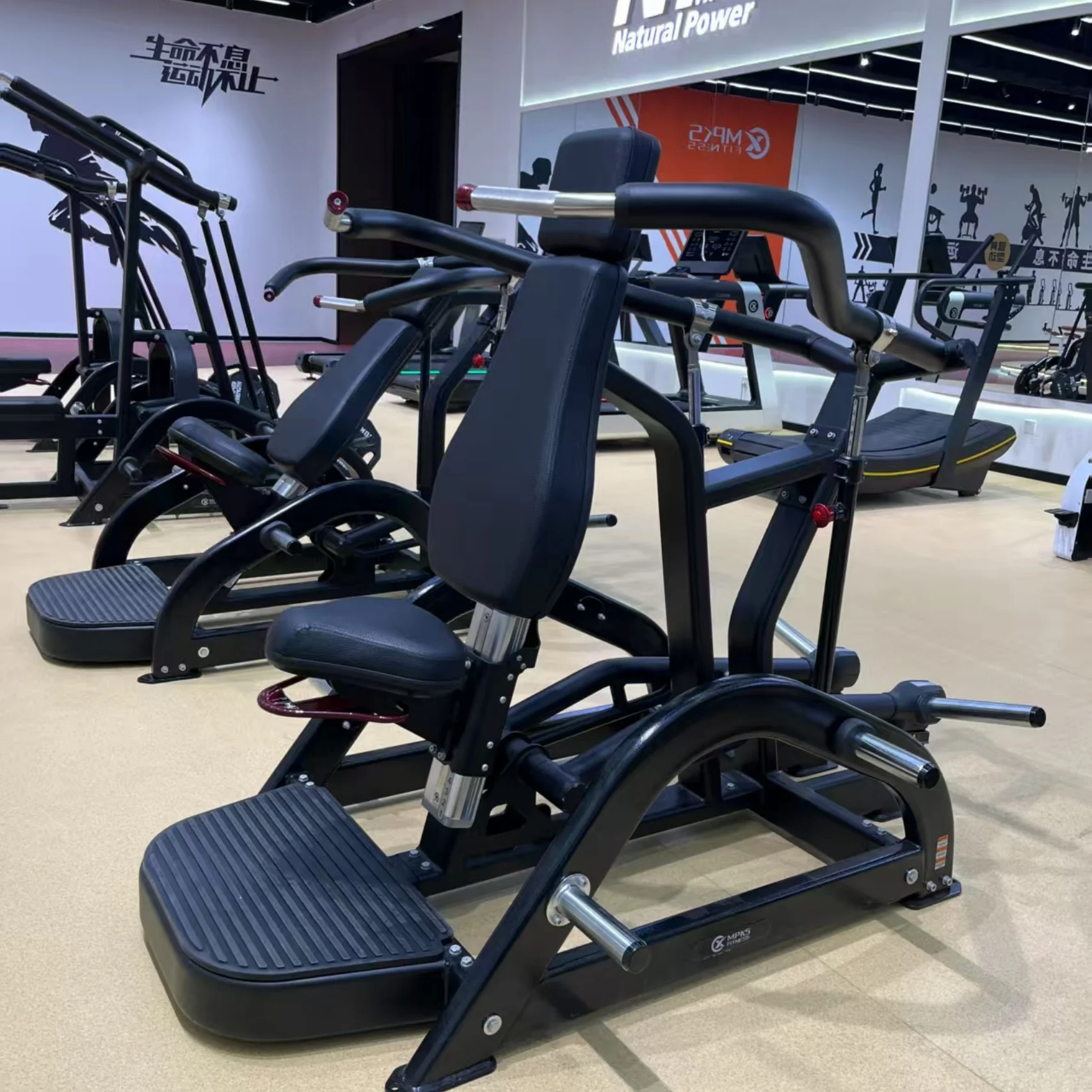 انلاين الصدر الصحافة بالجملة تجريب لوحة تحميل أجهزة لياقة بدنية يجلس يميل آلة الصحافة الصدر لنادي الصالة الرياضية #4