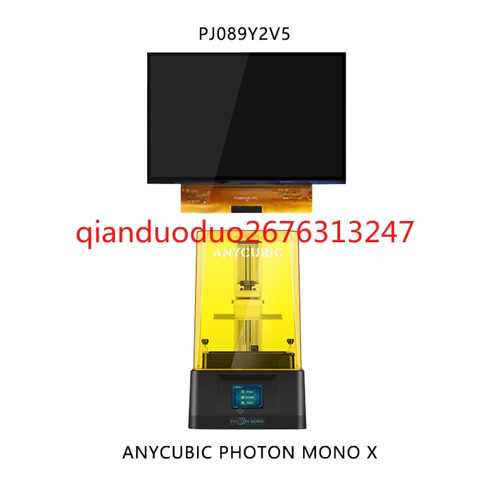 8.9inch PJ089Y2V5 Display For Anycubic Photon MONO X /Elegoo Saturn 4K Mono LCD Screen 3840*2400 Pixels