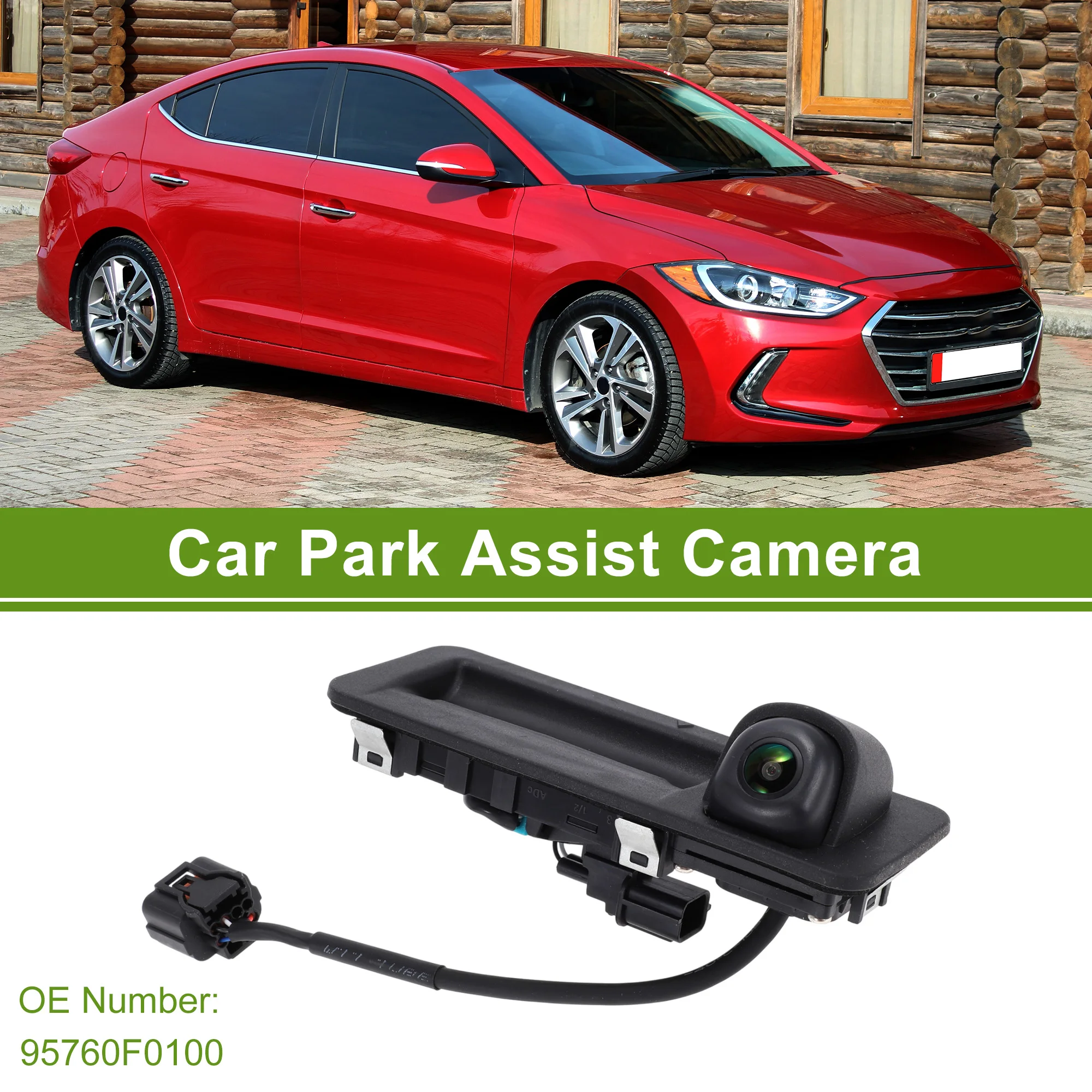 UXCELL Car Camera Rear View Backup Reverse for Hyundai Elantra No.95760F0100