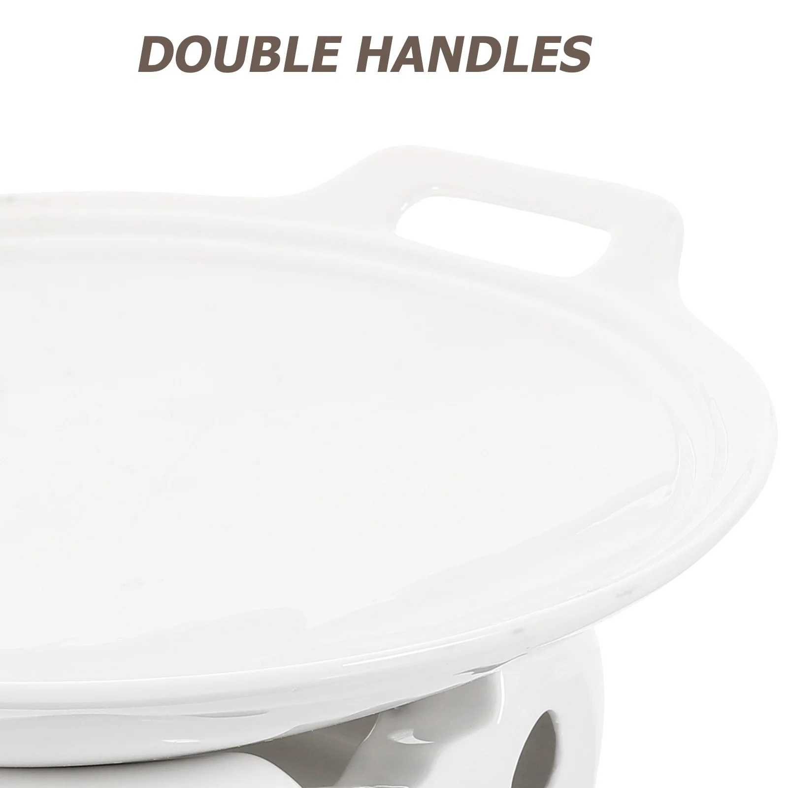 

1Set Ceramic Hot Pot Cookware Plate Large Handle Pot Rack Food Grade Stainless Steel Multi Function Pan Ideal Kitchen Seafood