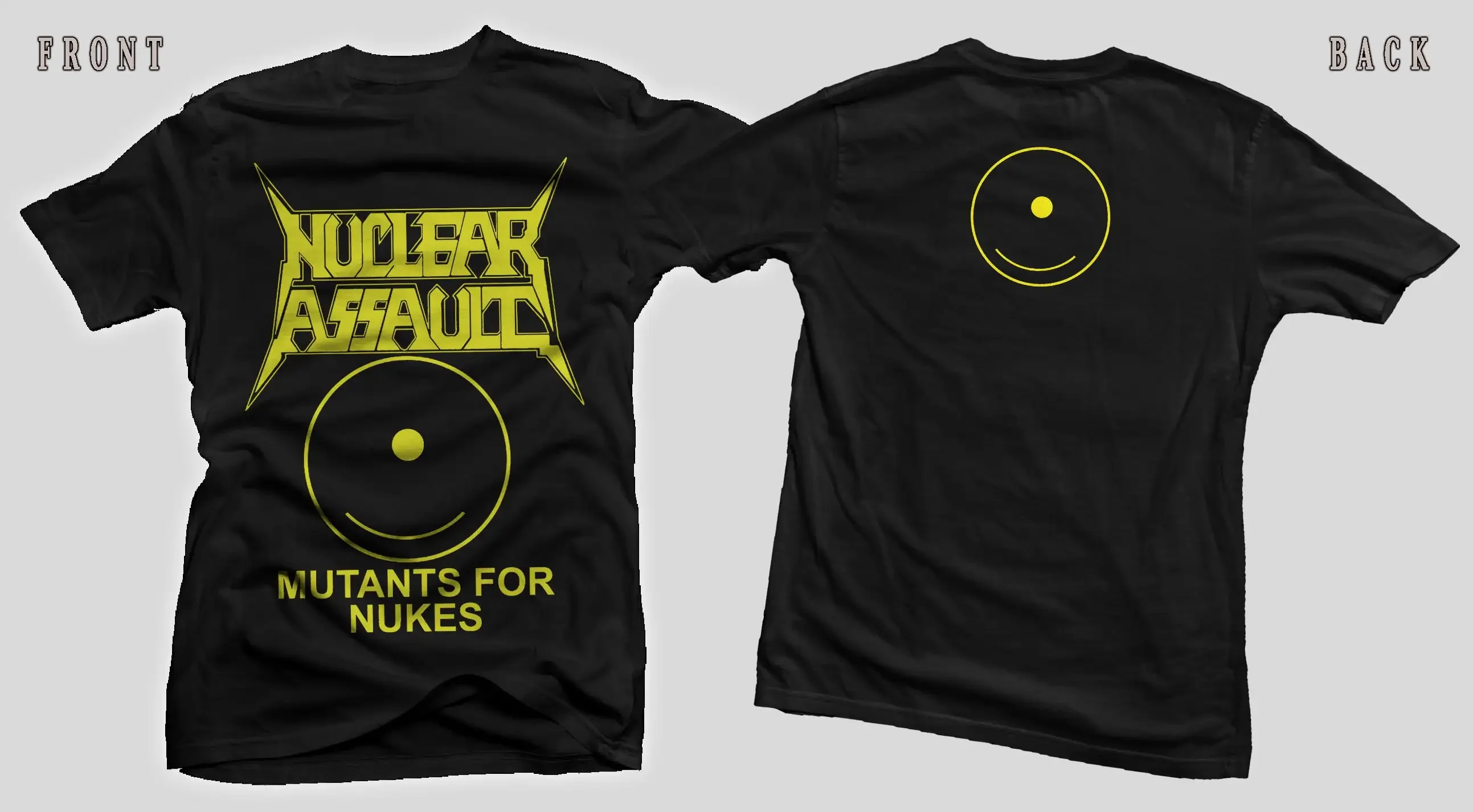 New DtgDtf Printed T-Shirt -Nuclear Assault- Mutants For Nukes - Size- S,M,L,Xl,2-3-4-5-6-7Xl