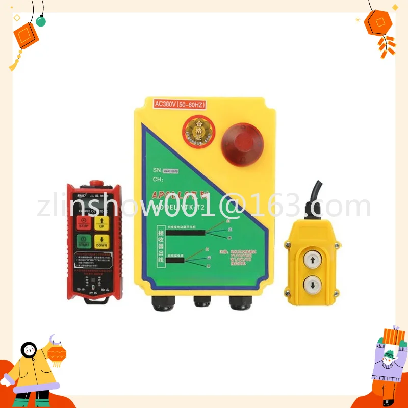 

220v wireless remote control mini electric hoist crane lift