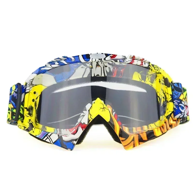 Óculos anti-reflexo Motocross, Esportes elegantes Cross Shaped Óculos, Capacete para Pitbike Motocicleta Off-Road ATV Bike Enduro Racer