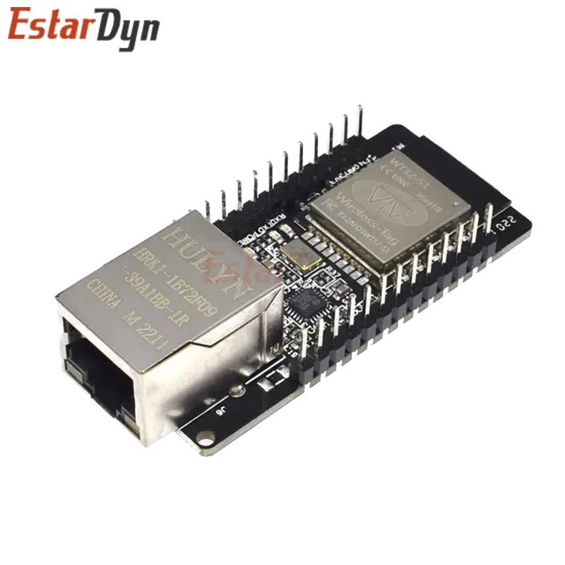 WT32-ETH01 wbudowany Port szeregowy kompatybilny z Bluetooth Ethernet WIFI Combo Gateway MCU ESP32 bezprzewodowy moduł WT32 ETH01