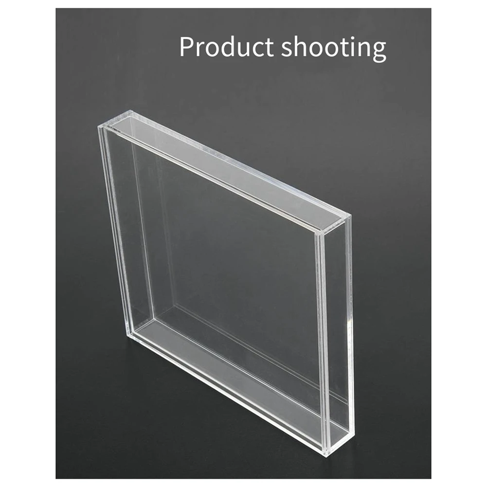 Scatola di visualizzazione da parete universale per disco CD Armadietto di stoccaggio trasparente Libri File Riviste Carte Supporto decorativo in acrilico