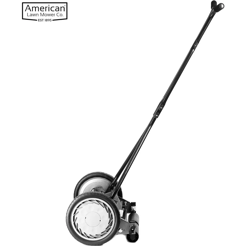 1415-16 16-Inch 5-Blade Push Reel Lawn Mower, 5-Blade, Gray