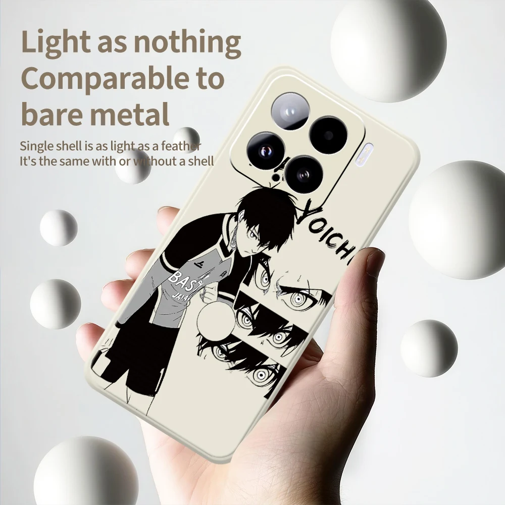 Чехол для телефона с аниме Blue Lock для Xiaomi Mi 15 Ultra Mi 14T 13T 12T 11T Pro, силиконовый чехол для Xiaomi Mi 13T Pro Mi 11T Pro, чехлы