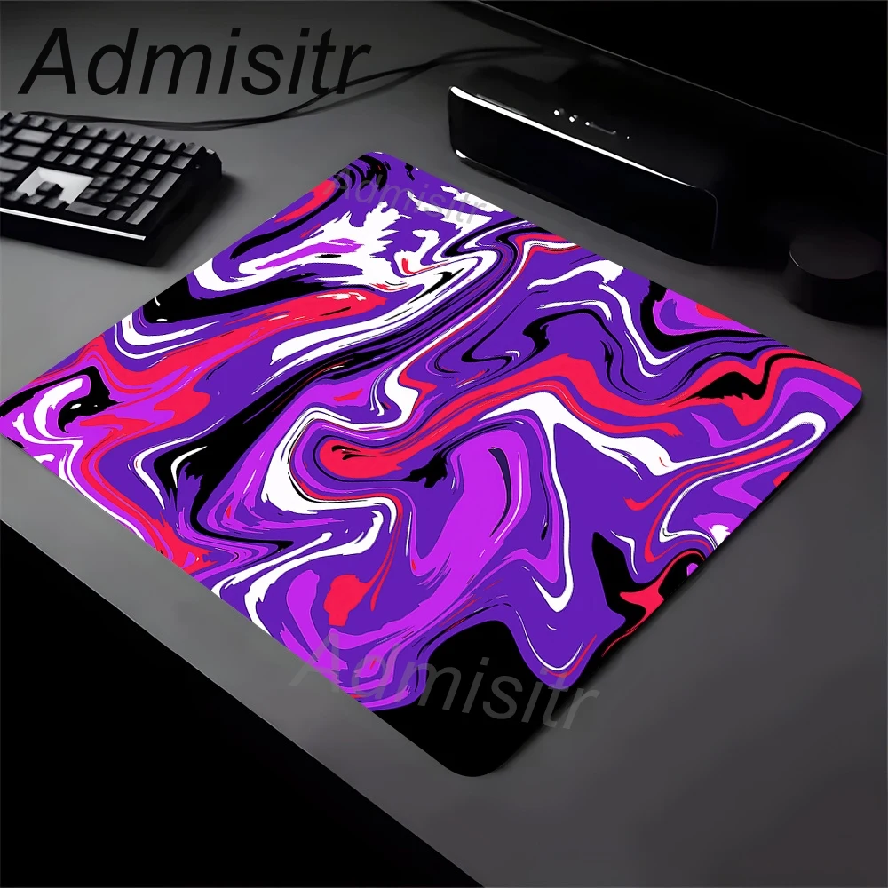 Strata Liquid Art Small Mouse Pad Computer Laptop Anime Keyboard Mice Mat 40x45cm Rubber Office Carpet PC Decoracion Deskmat DIY
