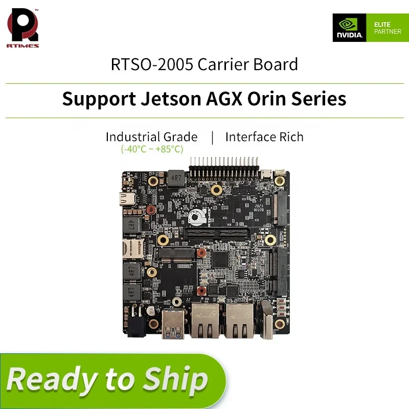 Realtimes New Arrivals Support Nvidia Jetson AGX Orin Carrier Board RTSO-2005 Jetson Module Carrier Board AGX Orin Developer Kit