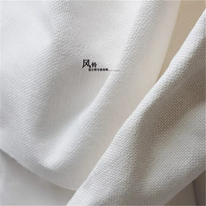 Cotton Linen Fabric Elastic Cloth Overcoat Sewing DIY Wedding Decorations Traditional No-pilling, No-shrinking Design Fabric