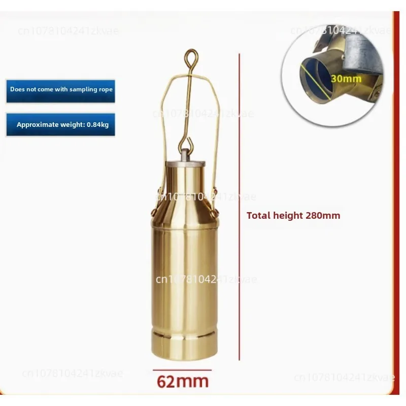 Water quality/oil sampler bucket,  stainless steel sewage bucket, integrated weight/bottom/full process