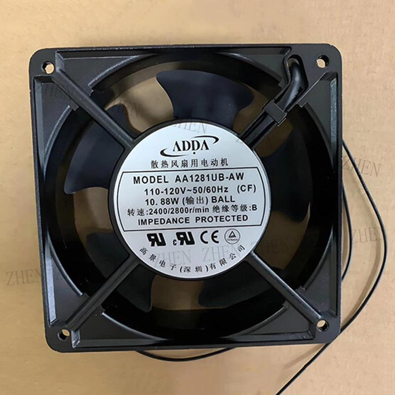 

S New for ADDA AA1281UB-AW 110-120V 2-wire Axial Cooling Fan#QW