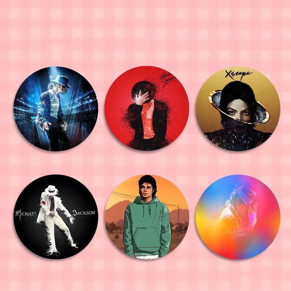 شارات مايكل جاكسون الإبداعية صفيح لينة زر دبابيس الحيوان أيقونة بروش التلبيب على ظهره شارة الملحقات دبوس #2