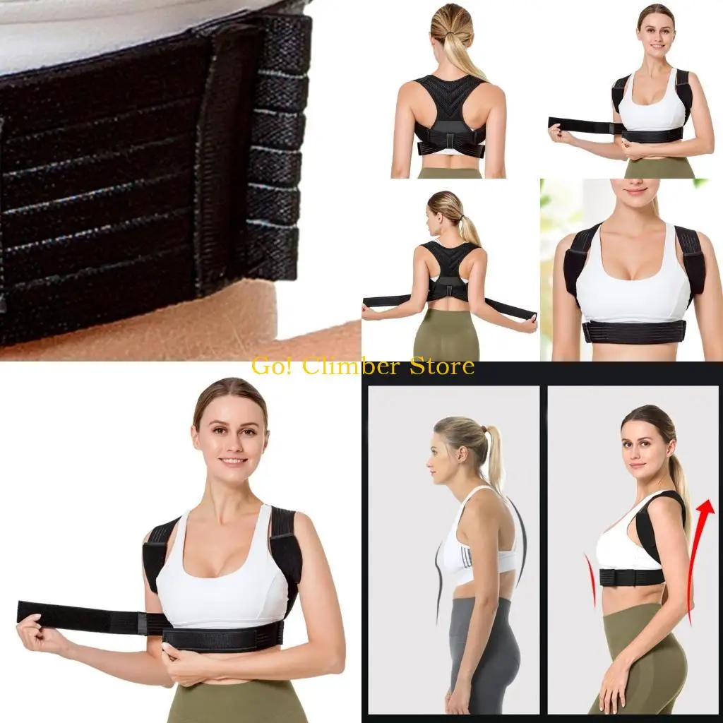 

Q84C Позы корректор для мужчин женщин, удобная верхняя и задняя скобка, регулируемая поддержка спины, плеч и шеи