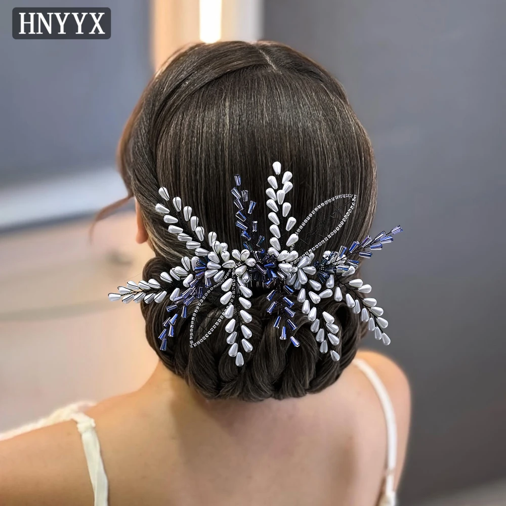 

YouLaPan Bohemian Style Bridal Hair Clip Handmade Beaded Wheat Fashionable Women Banquet Dancing Party Everyday Headwear YXA108