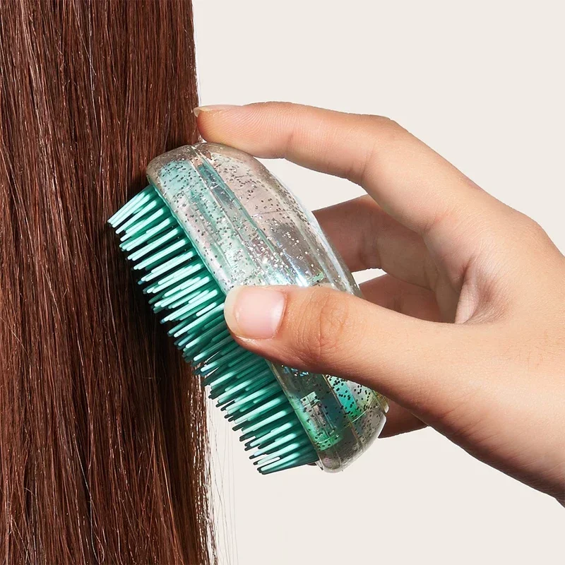 Soft Hairbrush Combs Soft Styling Tool Hair Comb for Styling Hairdressing Comb Detangling Detangles Hair Mini Round Shape