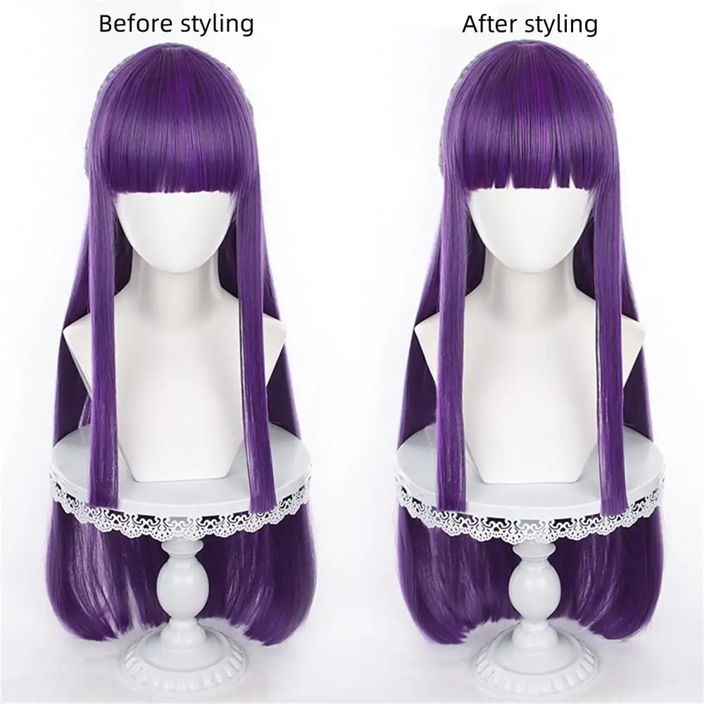 

Парик Frieren at the Funeral Fern, термостойкие синтетические парики для косплея на тему Хэллоуина