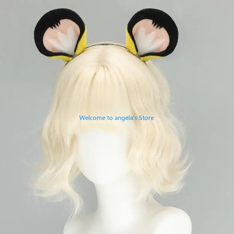 X4YC Furry Anime Tigers Ears Headband For Cosplay Halloween Parties Costume Accessories Soft Plush Adult Kids Animal Lover