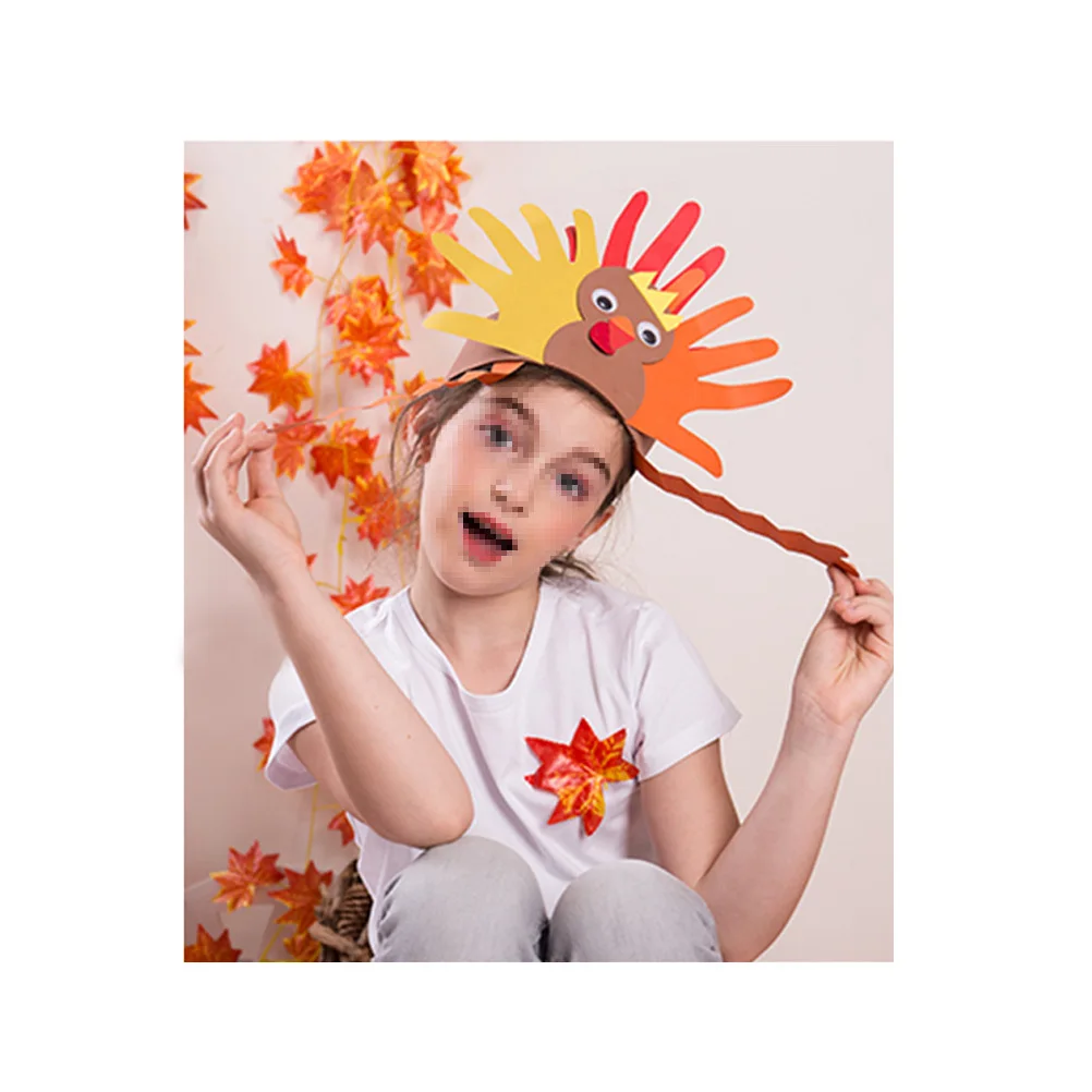 Chapeau de dinde de Thanksgiving, nouveau Design de mode, bonne élasticité, Look bébé, couvre-chef extensible Unique, chapeau de dinde pour enfants