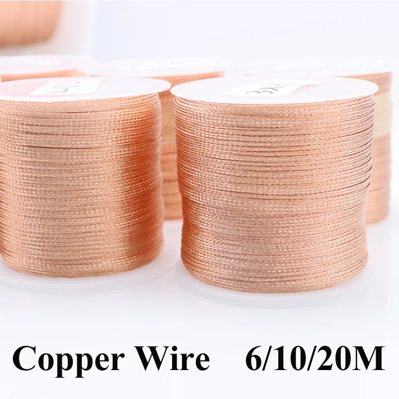 

6M 10M 20M Desoldering Wick Braid Copper Wire Solder Remover BGA Wick RoHs Rosin Flux Lead-free Welding PCB Soldering Iron Tool
