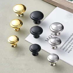Round Cabinet Pull European Style Door Dandle Drawer Cabinet Handles Kitchen Door Wardrobe Pull Hardware Accessories