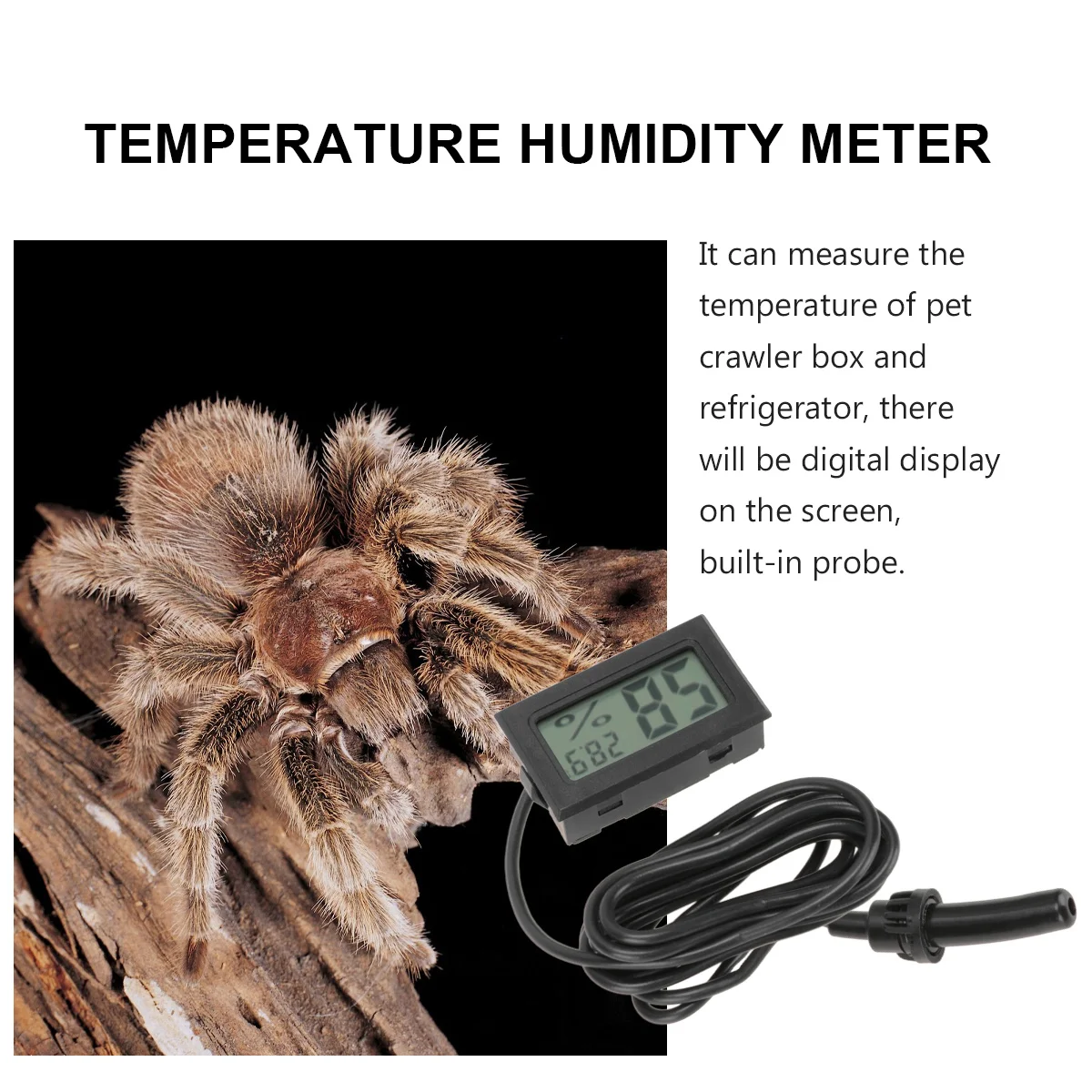 5Pcs Mini Digital Hygrometer Thermometer ABS Große Display Indoor Outdoor Temperatur Feuchtigkeit Meter Mini Hygrometer Thermometer