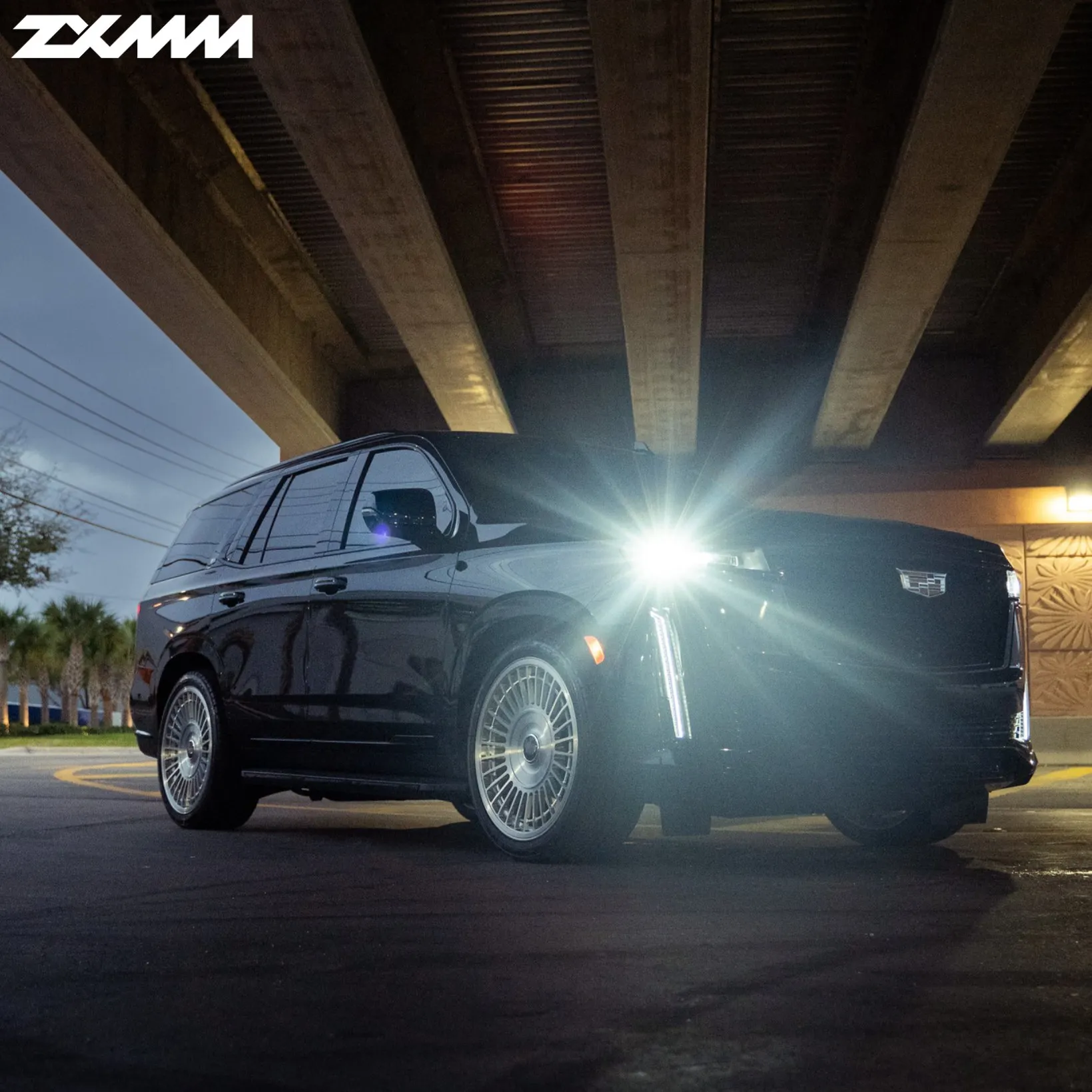 عجلة ZXMM مخصصة مزورة لكاديلاك إسكاليد 5x120/5x130/5x127 سبائك الألومنيوم جديدة متعددة ET & PCD خيارات رسمت النهاية