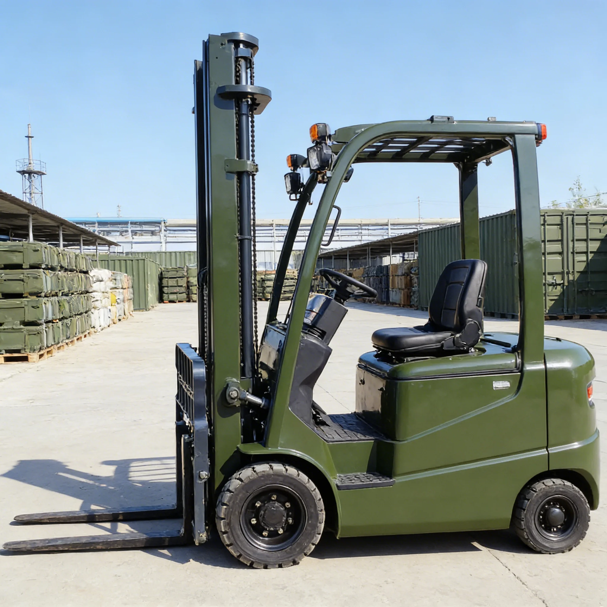 Electric Forklift 2.5 Ton Fast Charging Lithium Battery For Busy Cargo Terminal To Increase Output And Reduce Charging Time