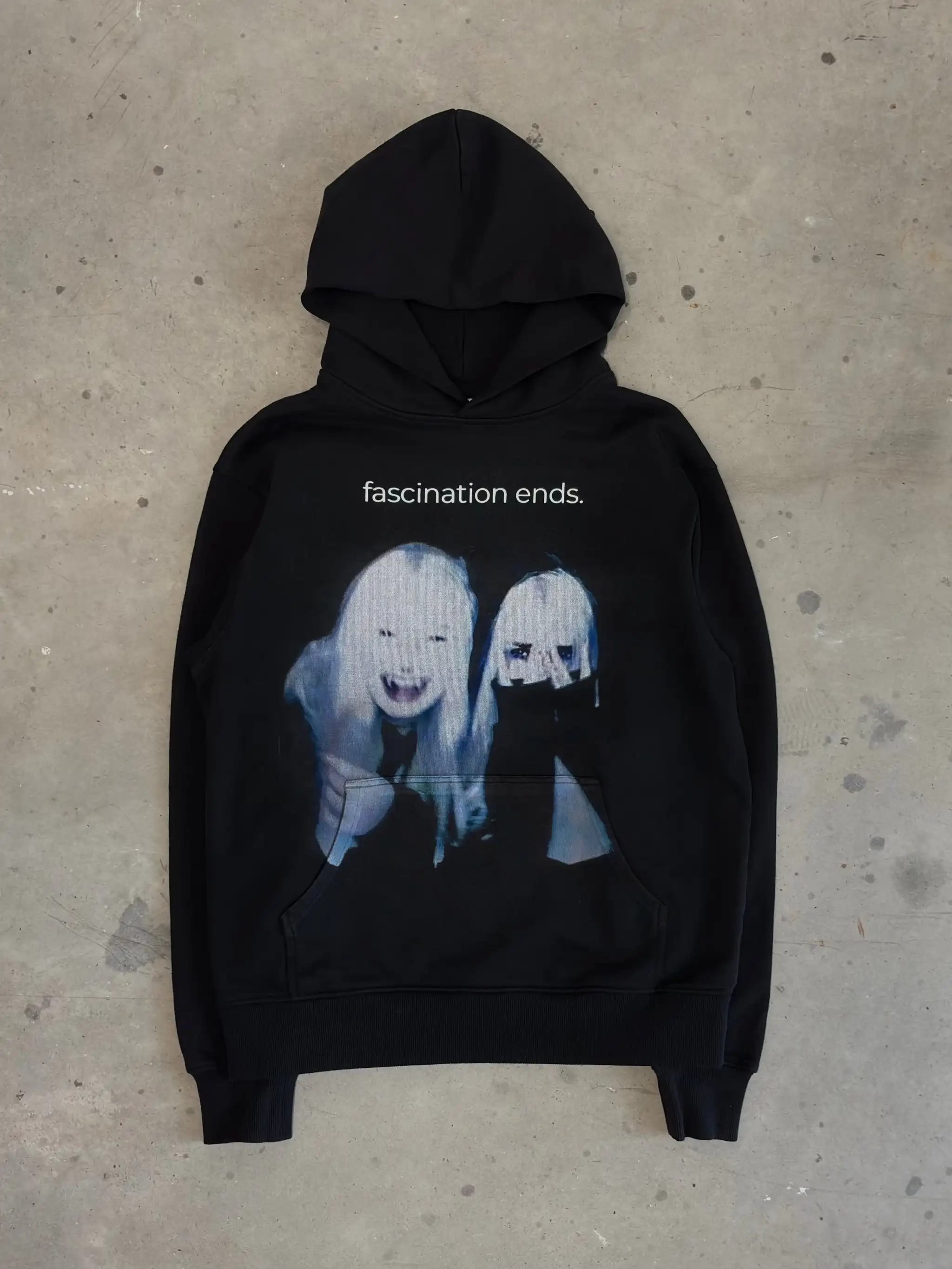 Street New Gothic Punk Letter Pattern Harajuku Sweatshirt Long Sleeved Hoodie for Men and Women Casual Pullover Tops Y2k Hoodies