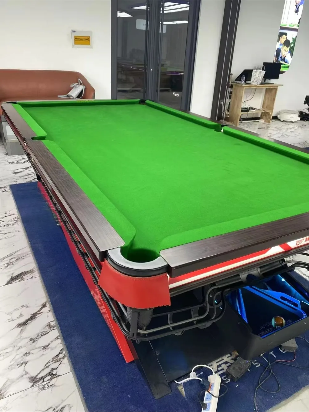 ملحقات طاولة البلياردو الأساسية للسنوكر لغرفة البلياردو المنزلية تتضمن وسائد كروية ومعدات رياضية مثالية لتناول الطعام #2