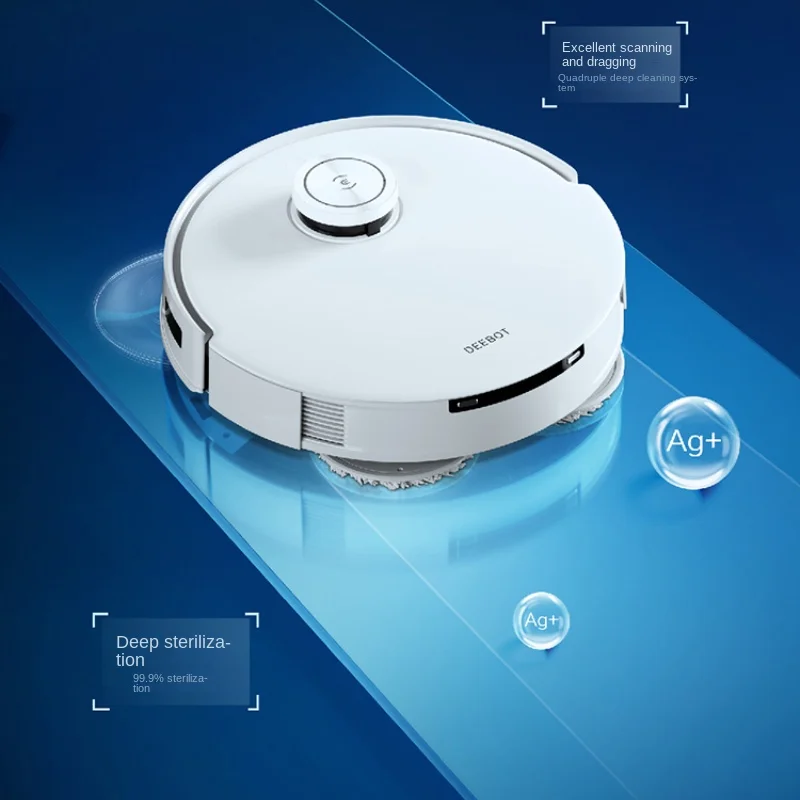 [New product] ECOVACS T10TURBO sweeping robot intelligent home full-automatic sweeping, dragging, washing and drying machine