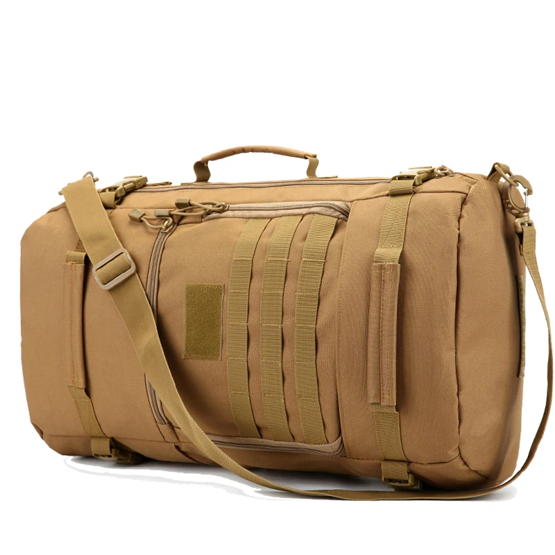 50L 60L Large Capacity Tactics Backpack Waterproof Nylon 3P Molle Backpack Men Travel Bag