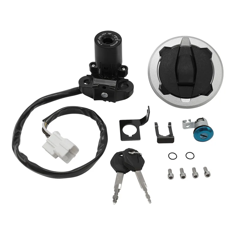 

Fuel Gas Ignition Switch Key Seat Lock Fit For Kawasaki Ninja 650 Z650 2017-2023 Motorcycle