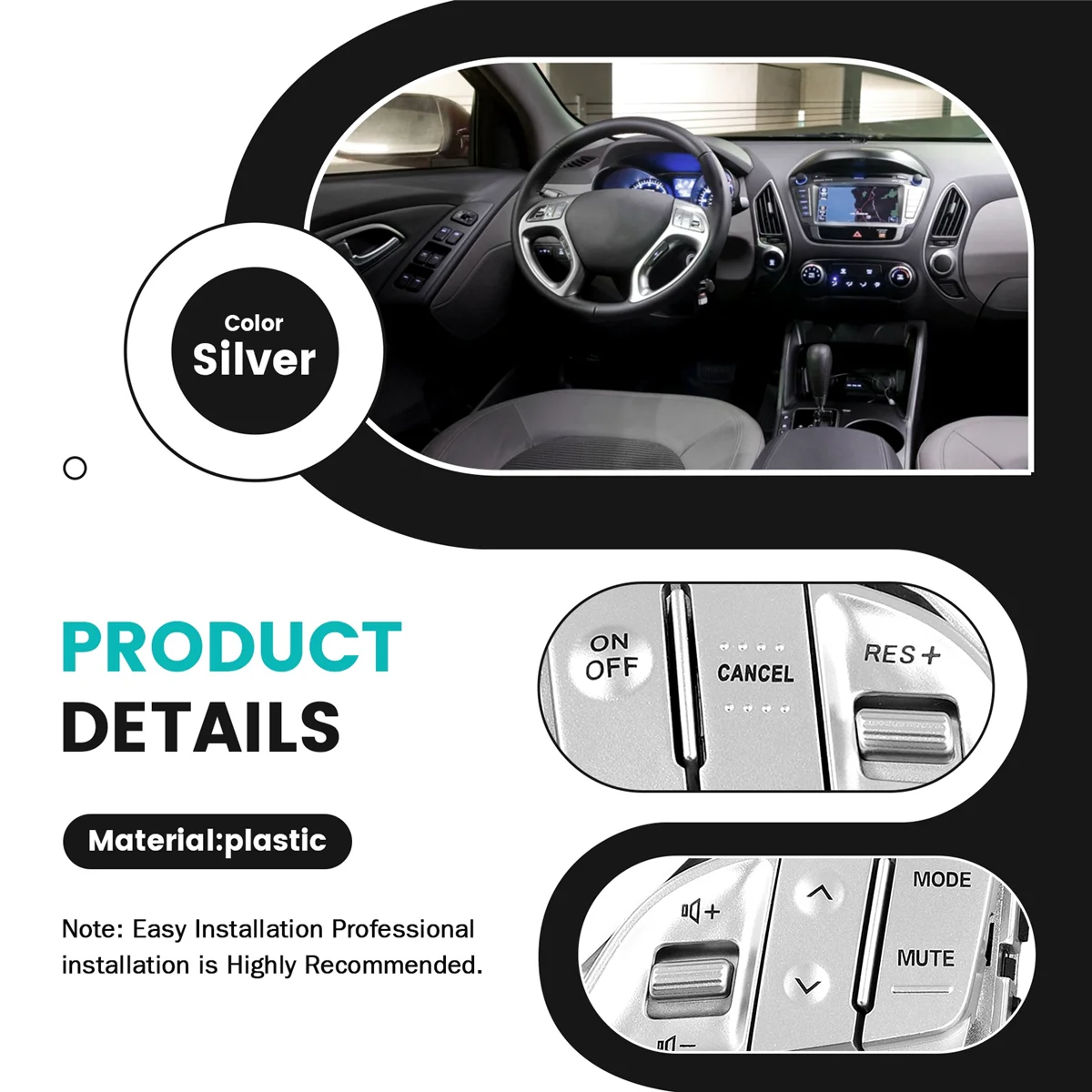 

A01G_Cruise Control Switch For Hyundai Tucson IX35 2010-2014