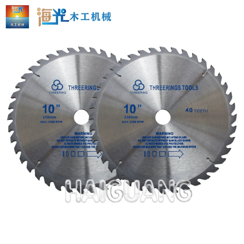 Lâmina de serra circular de aço de alta velocidade com cabeça de corte de carboneto 10 polegadas 12 polegadas profissional para ferramentas de carpintaria de corte de madeira