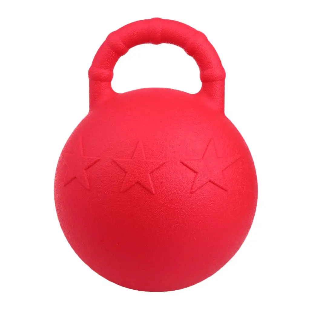 

Rubber Horse Toy Game Ball With Scent Horse Trainer Tool for Training Horse Juggling Game Playing Farm Livestock Care