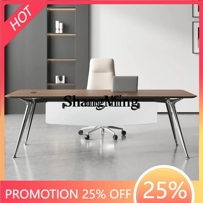 FG good-looking  home new desk simple modern light luxury high-end office desk and chair combination