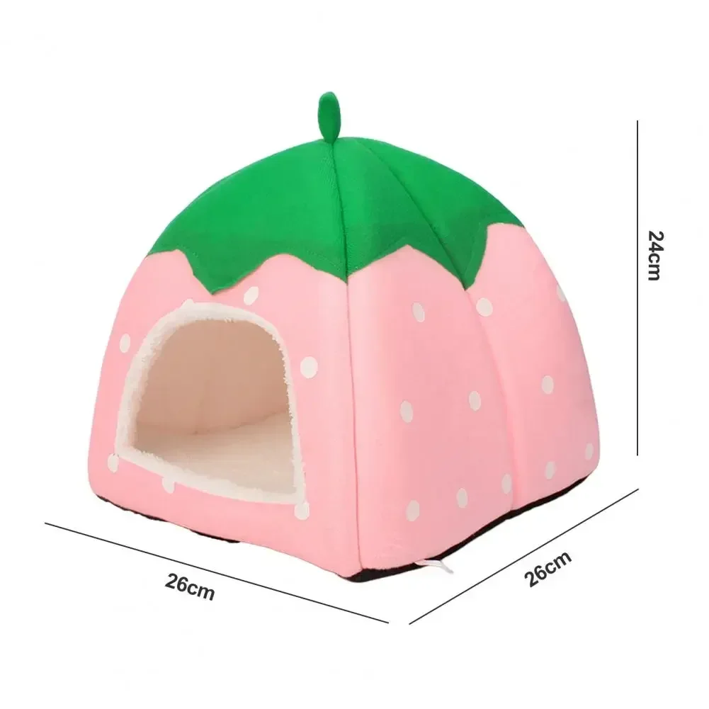 Bright Colored Pet Bed Space Pet Bed Cozy Hideaway Hut for Small Strawberry Hamster House Guinea Pig Bed Rabbit Chinchilla