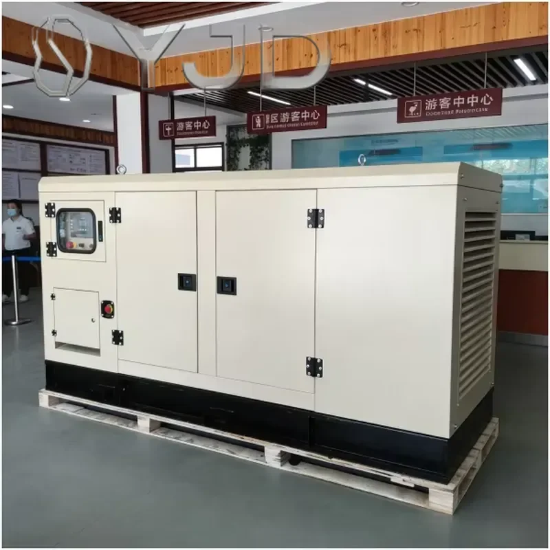 YJD Global Power 80-500KVA Open Frame Diesel Generator ATS 50Hz 1800RPM Water Cooling System Silent 24V DC Electric Start 90%