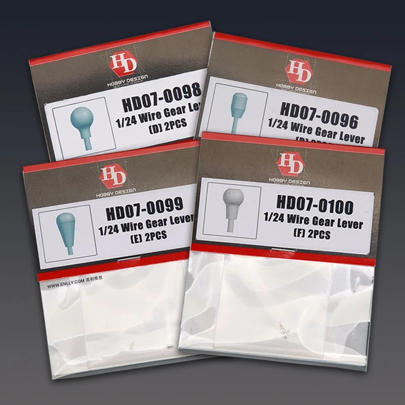 HobbyDesign Wire Gear Lever Assembling HD07-0096/98 1/24 Model Car Building Hobby DIY Accessories