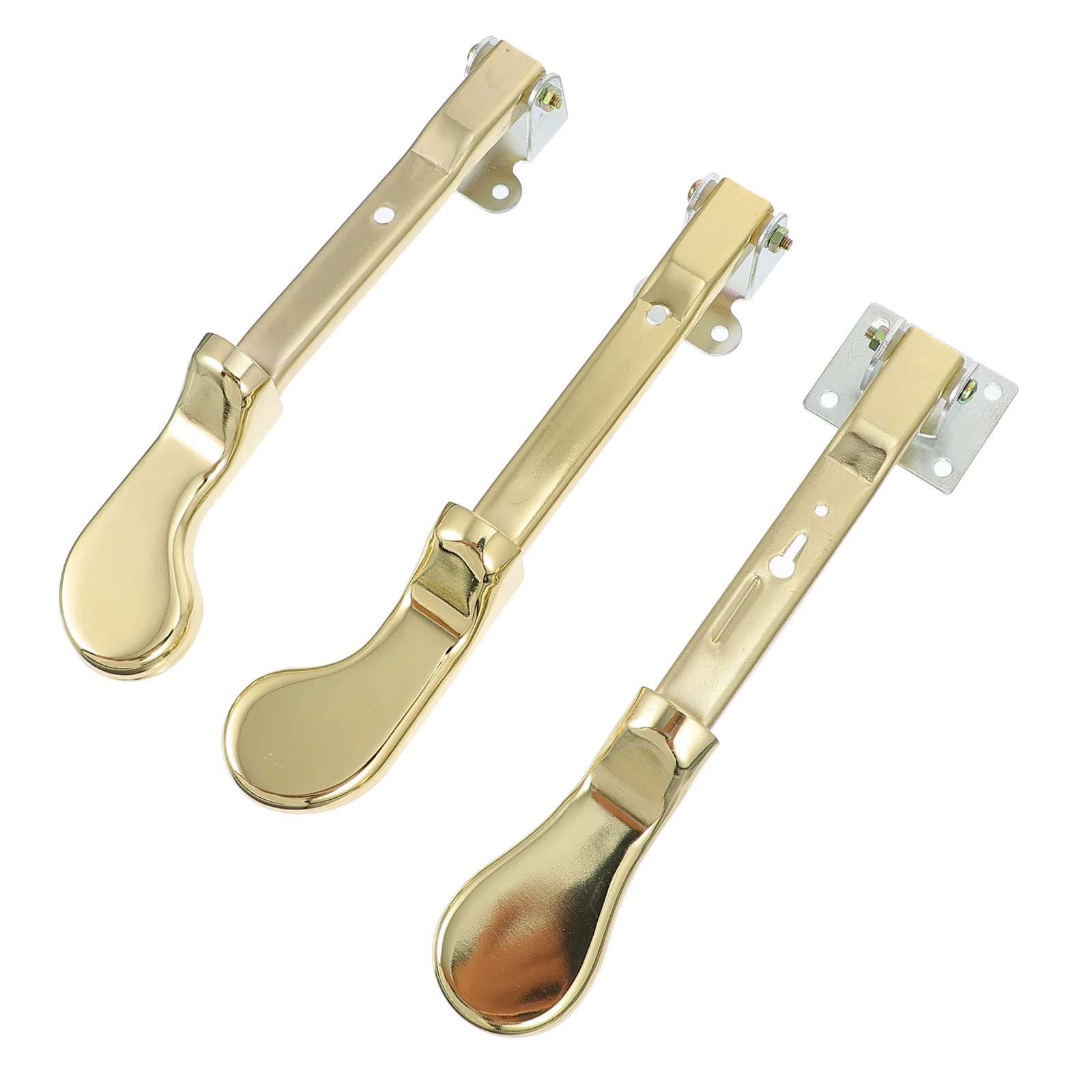 

3 Pcs Upright Piano Pedals for Supplies Replacement Durable Imitating Gold High Quality Accessories