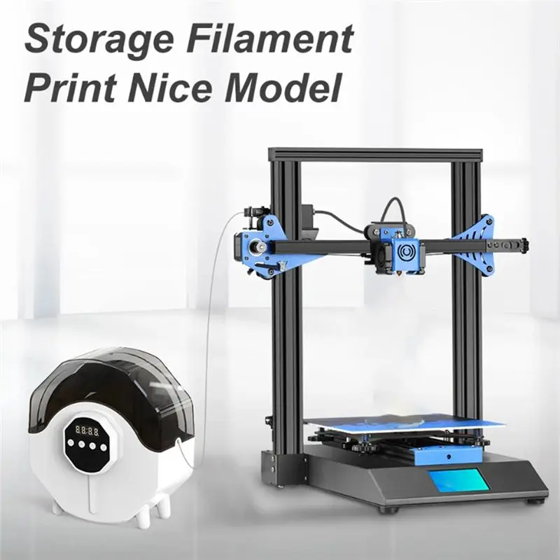 AS63-3D Printer Filament Drying Box Upgrade PLA ABS 360° Surround Heated Drying Filament Bracket For 3D Printer EU-Plug Easy To