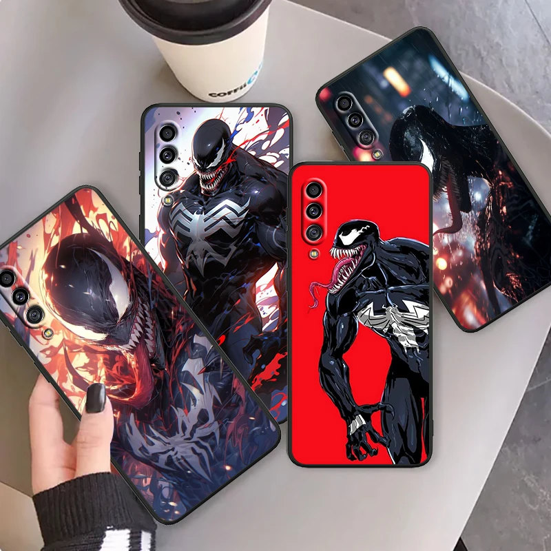 Venom Marvel Cool Mysterious For Samsung A53 A52 A33 A32 A51 A71 A21S A13 A73 A50 A22 A23 A03 A72 A54 A12 5G Black TPU