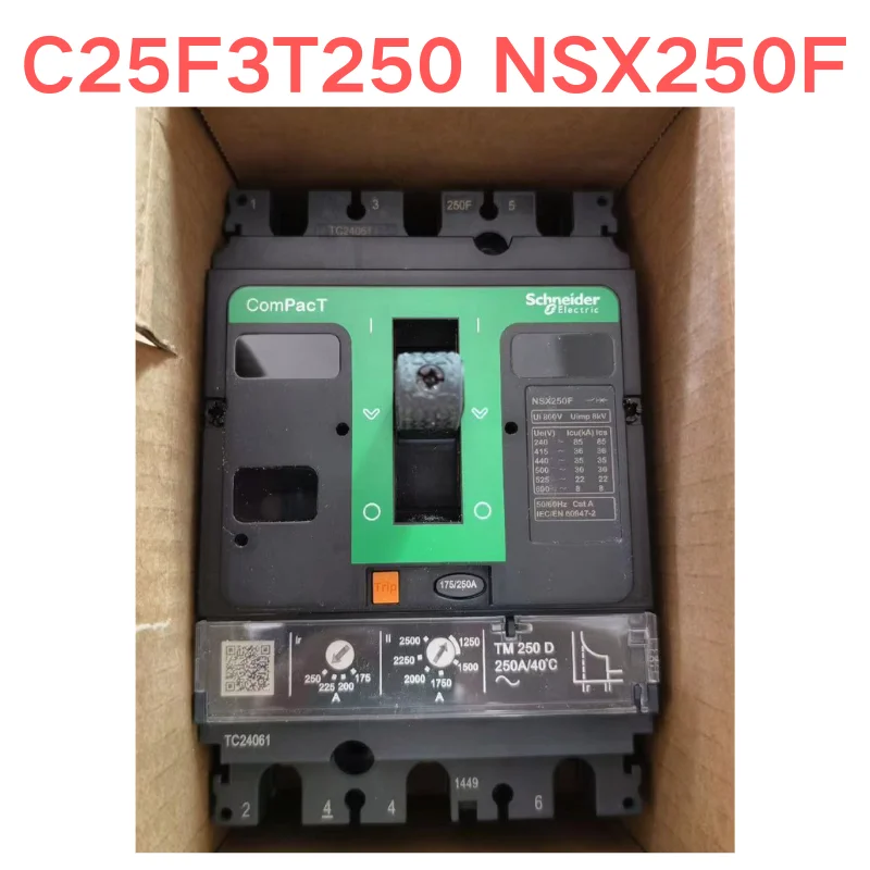 Second  barnd-new schneider C25F3T250 NSX250F  test OK