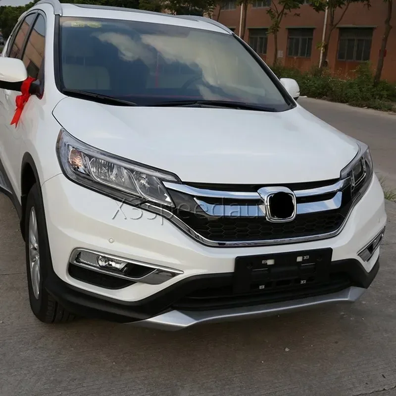 For Honda CRV CR-V 2015 Front Grill Grille Centre LOGO Cover Frame Trim 1pcs Car-styling