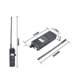 Wadsn PRC-148 prc 152 dummy radio fall antennen paket talkie walkie taktische softair radio inter phone anzug