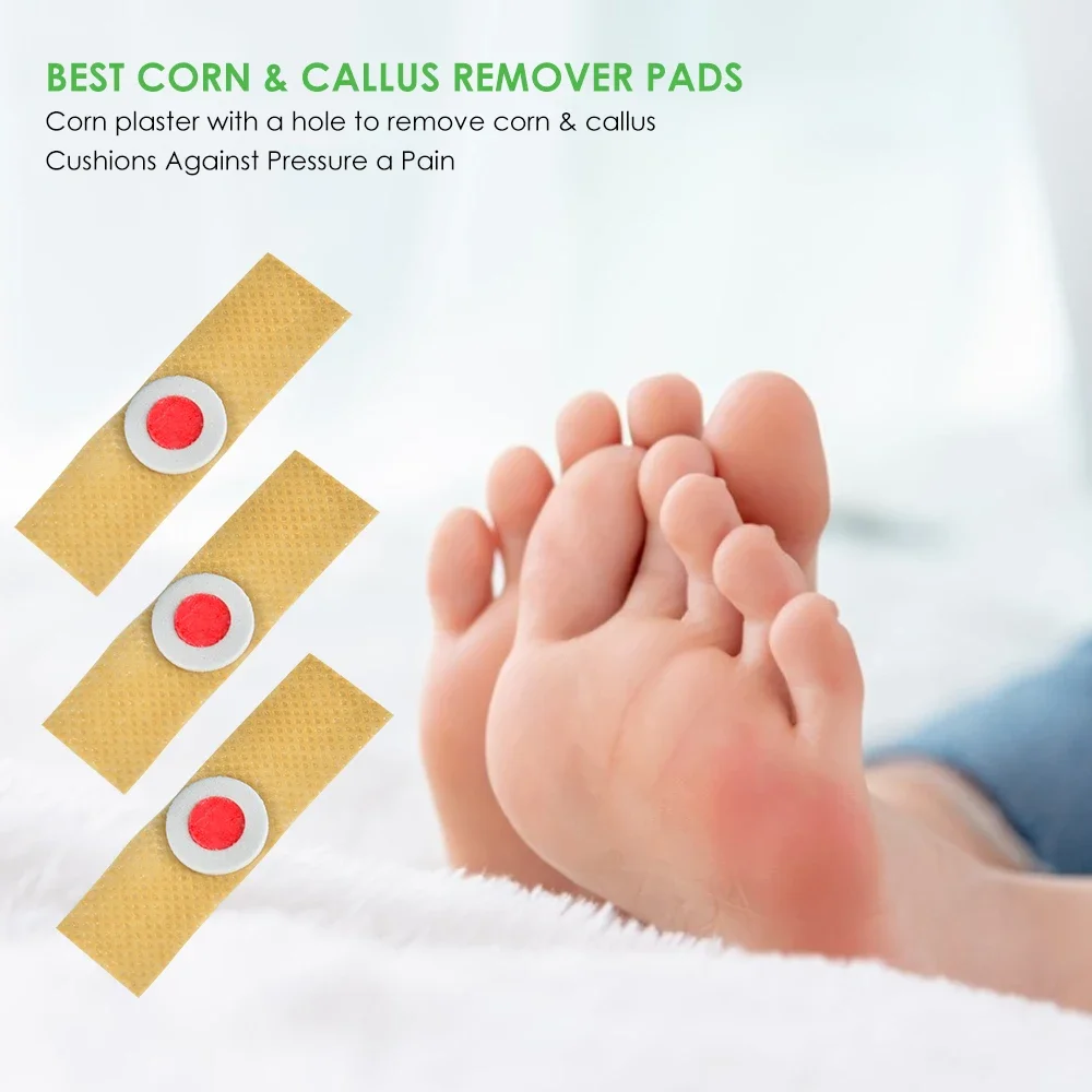 36Pcs Foot Corn Removal Plaster with Hole Warts Thorn Patch Feet Callus Remove Soften Skin Cutin Sticker Cure Toe Protector