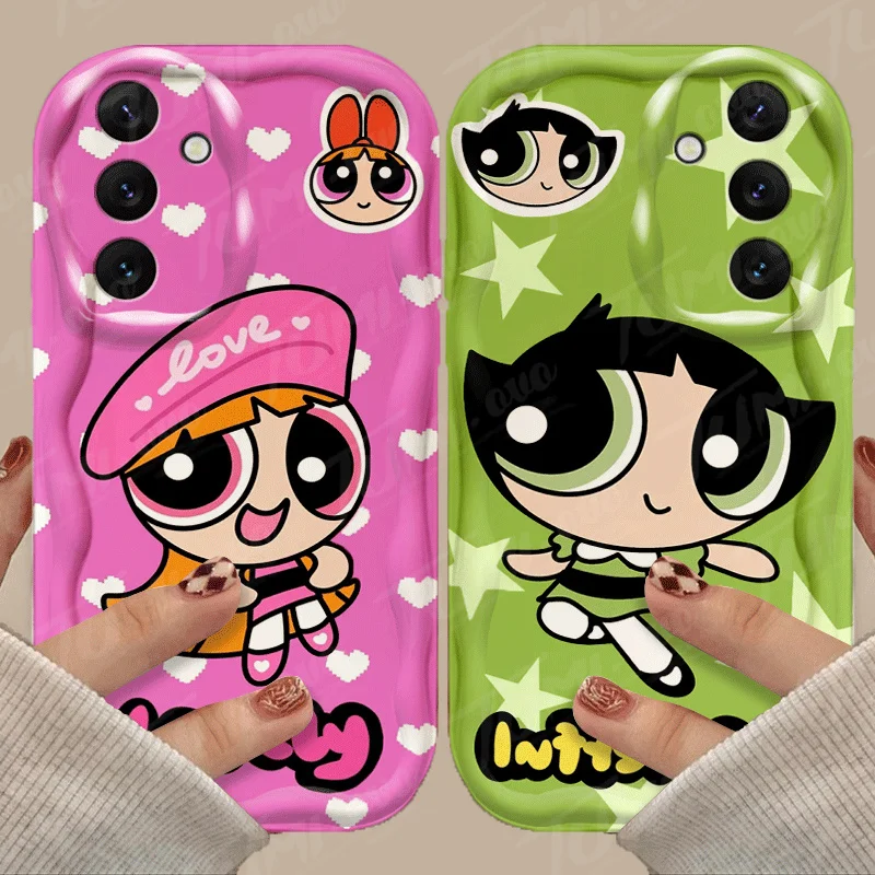 P-Powerpuff Girls Silicone Phone Case For Samsung Galaxy A52 A32 A52S A72 A12 A22 A11 A21S A31 A51 A71 A20 A30 A50 Back Cover